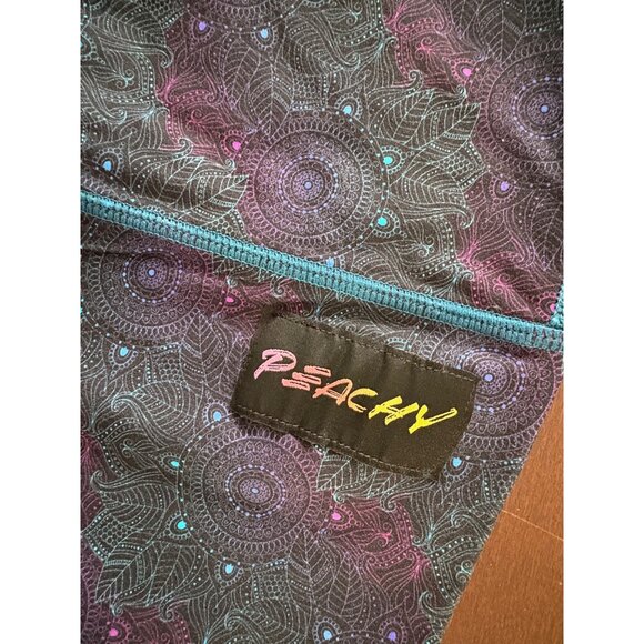 Peachy Athletics NWT Vixen Booty Workout Shorts Mandala Print Size Medium - Picture 5 of 10